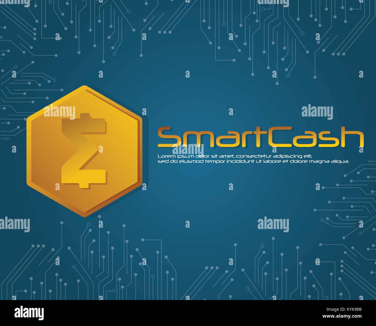 SmartCash background style for blockchain Stock Vector Image & Art - Alamy
