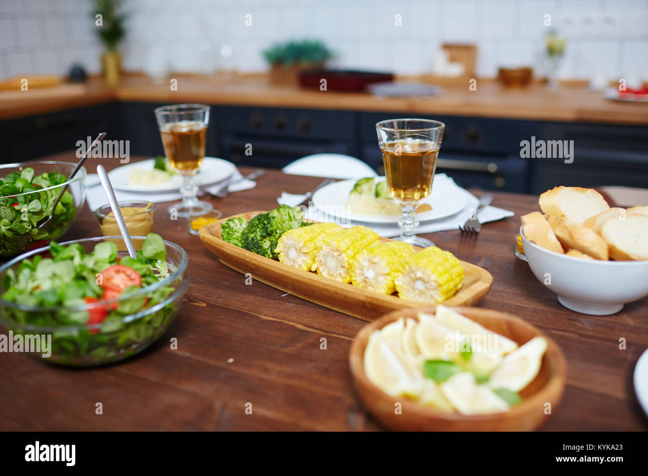 Food for guests Stock Photo - Alamy