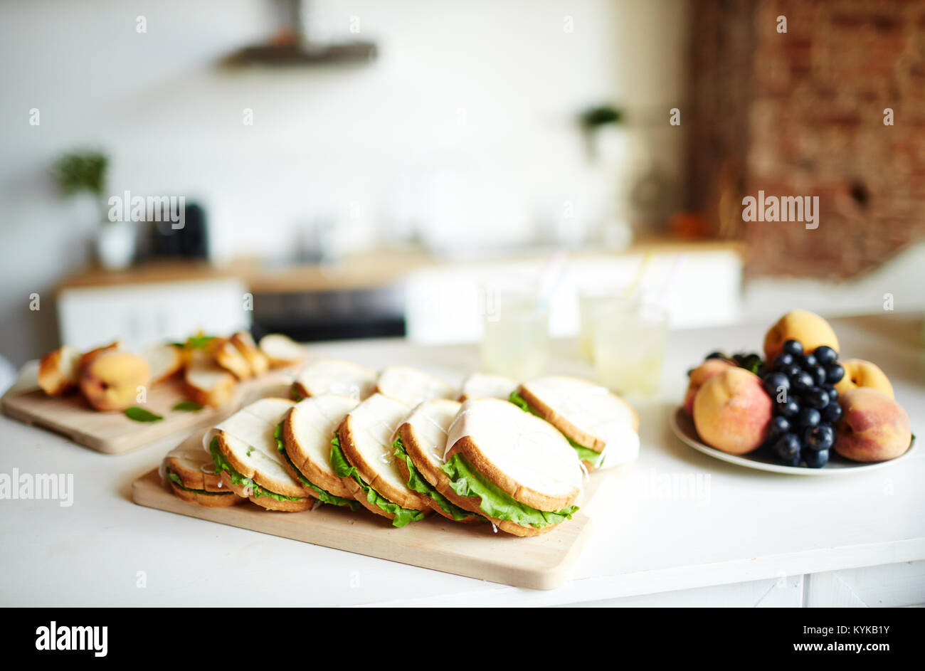 Food for guests Stock Photo - Alamy