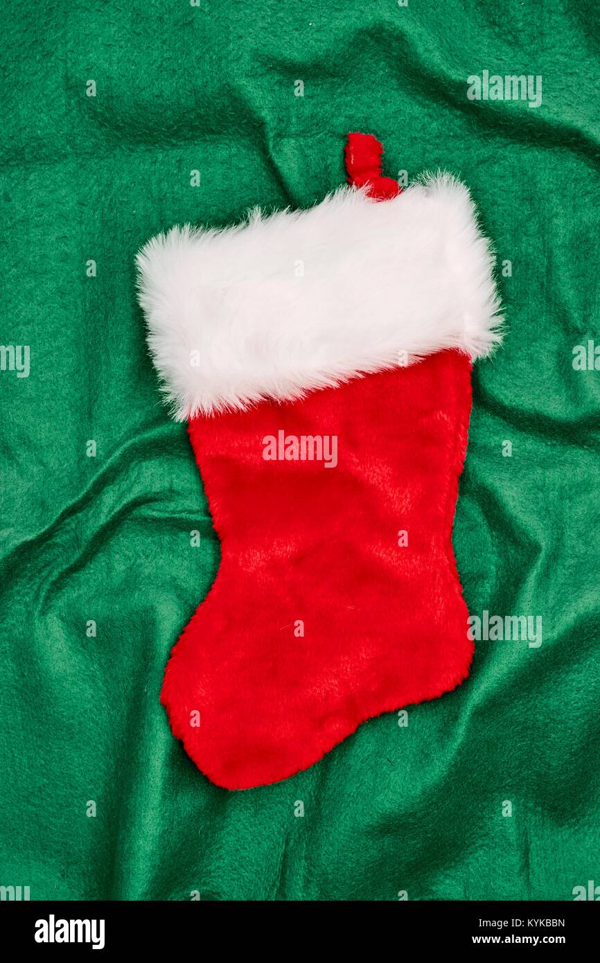 A studio photo of a christmas stocking Stock Photo - Alamy