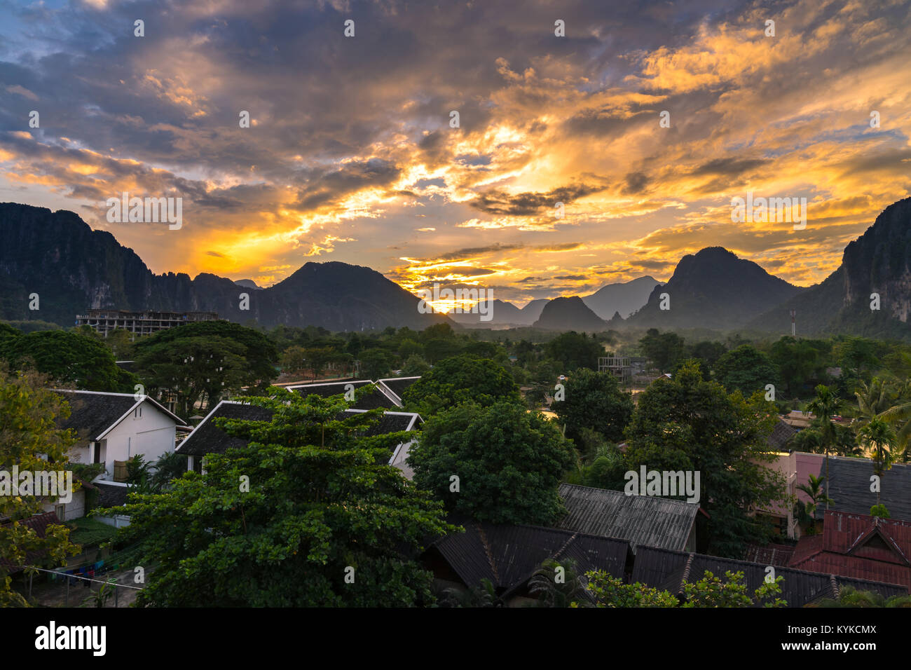 Laos Scenery Natural Landscape High Resolution Stock Photography and ...