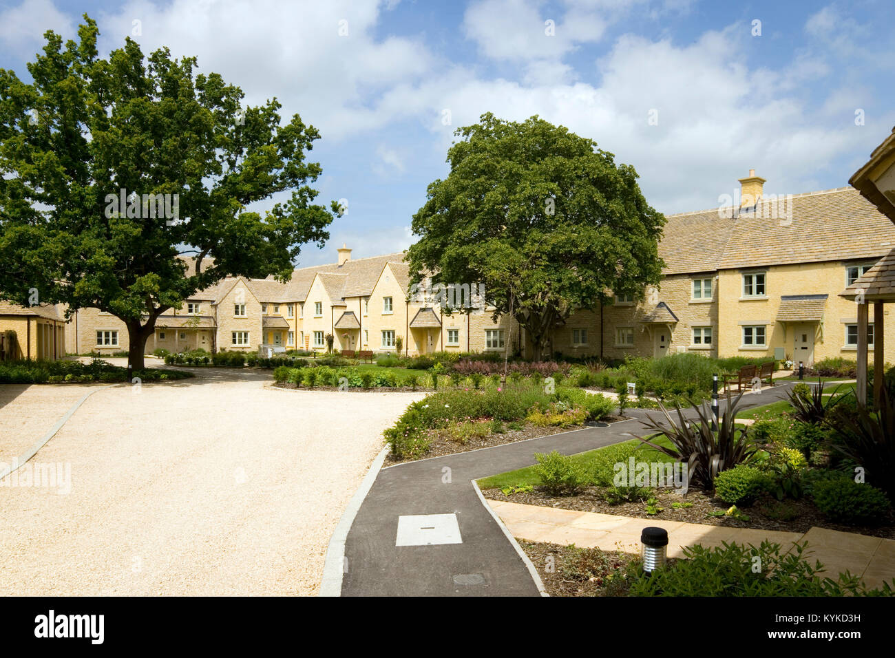 A new retirement housing development in Gloucestershire, UK Stock Photo
