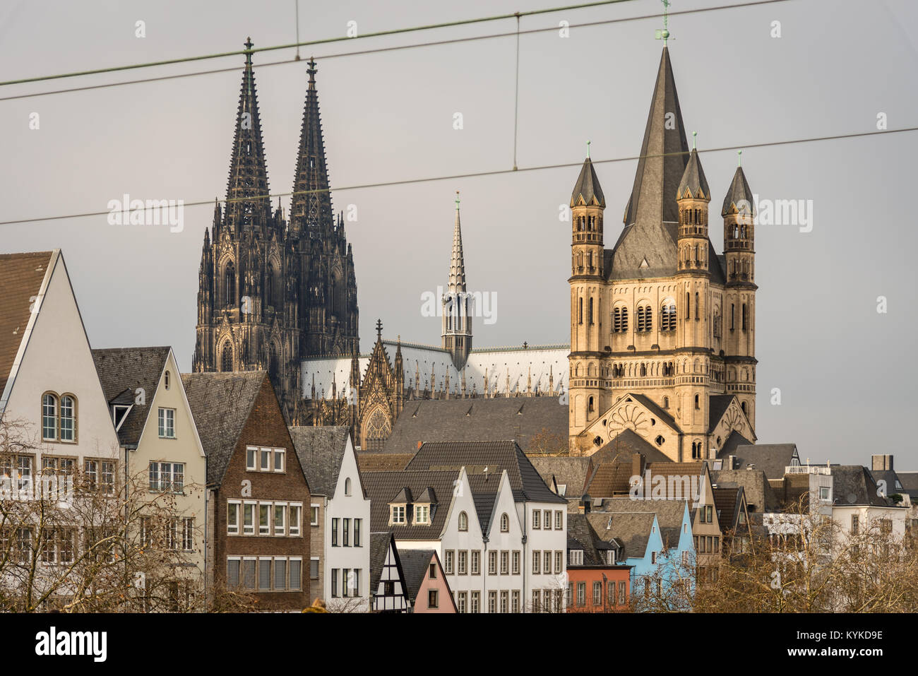 Altstadt, Old Town, Cologne Stock Photo