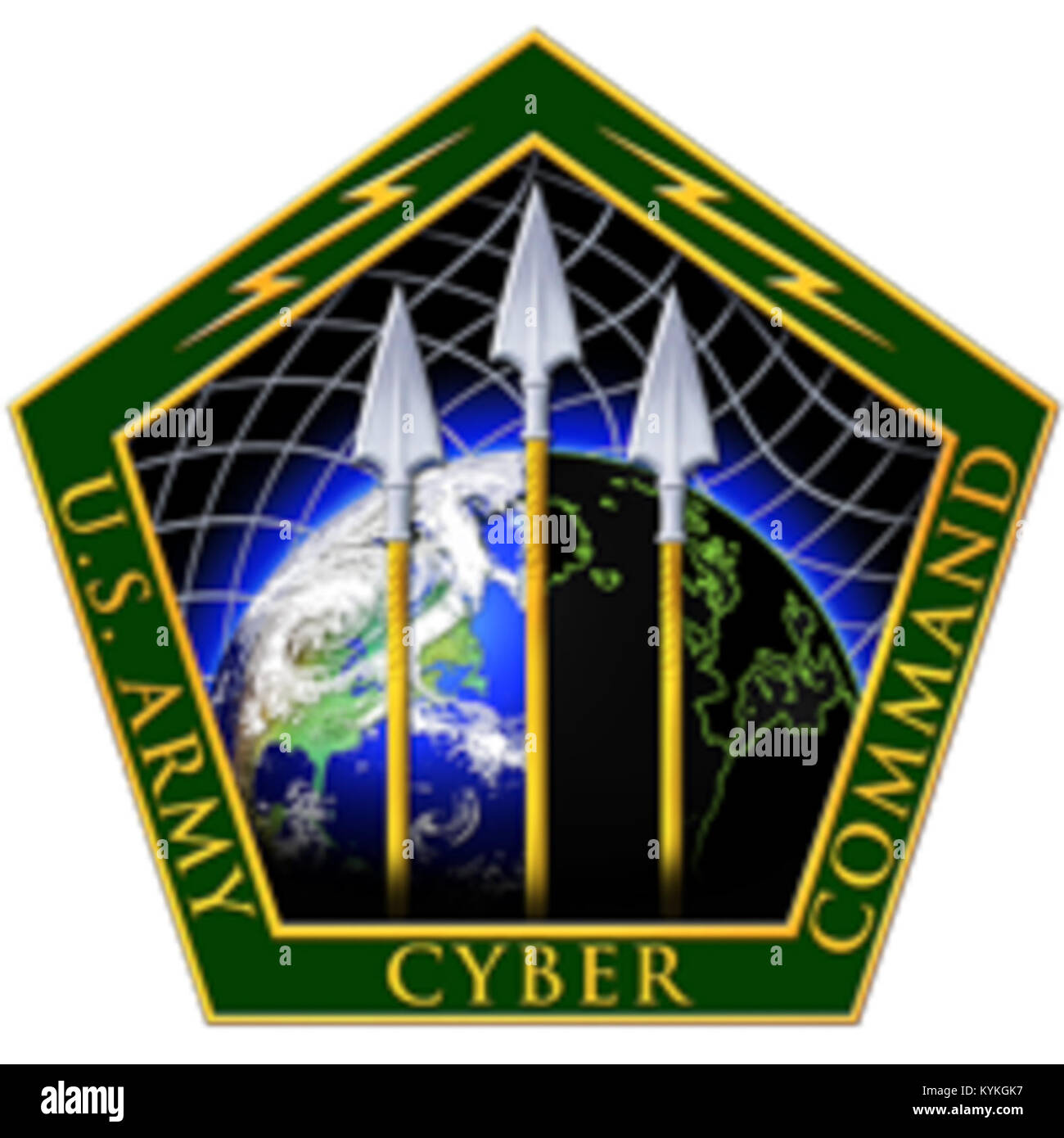 US military poster Army Cyber Command Stock Photo Alamy
