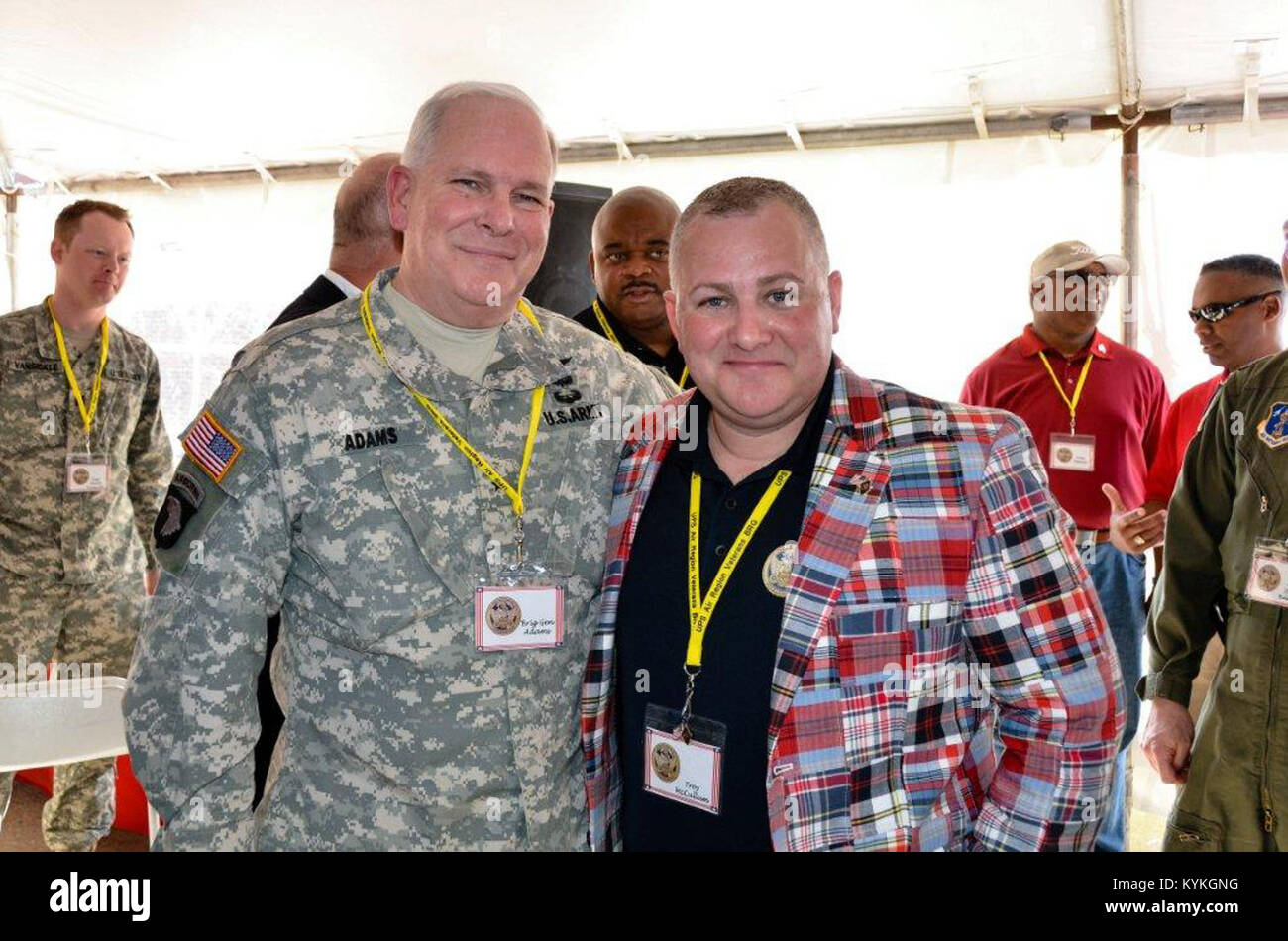 US military awards ceremony Stock Photo Alamy