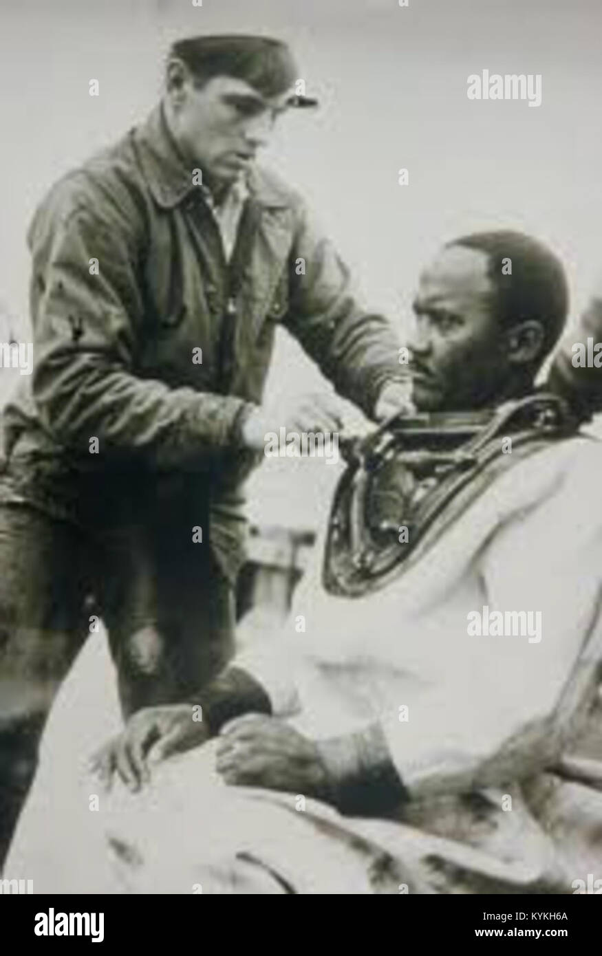 US military vintage black and white photograph Stock Photo - Alamy