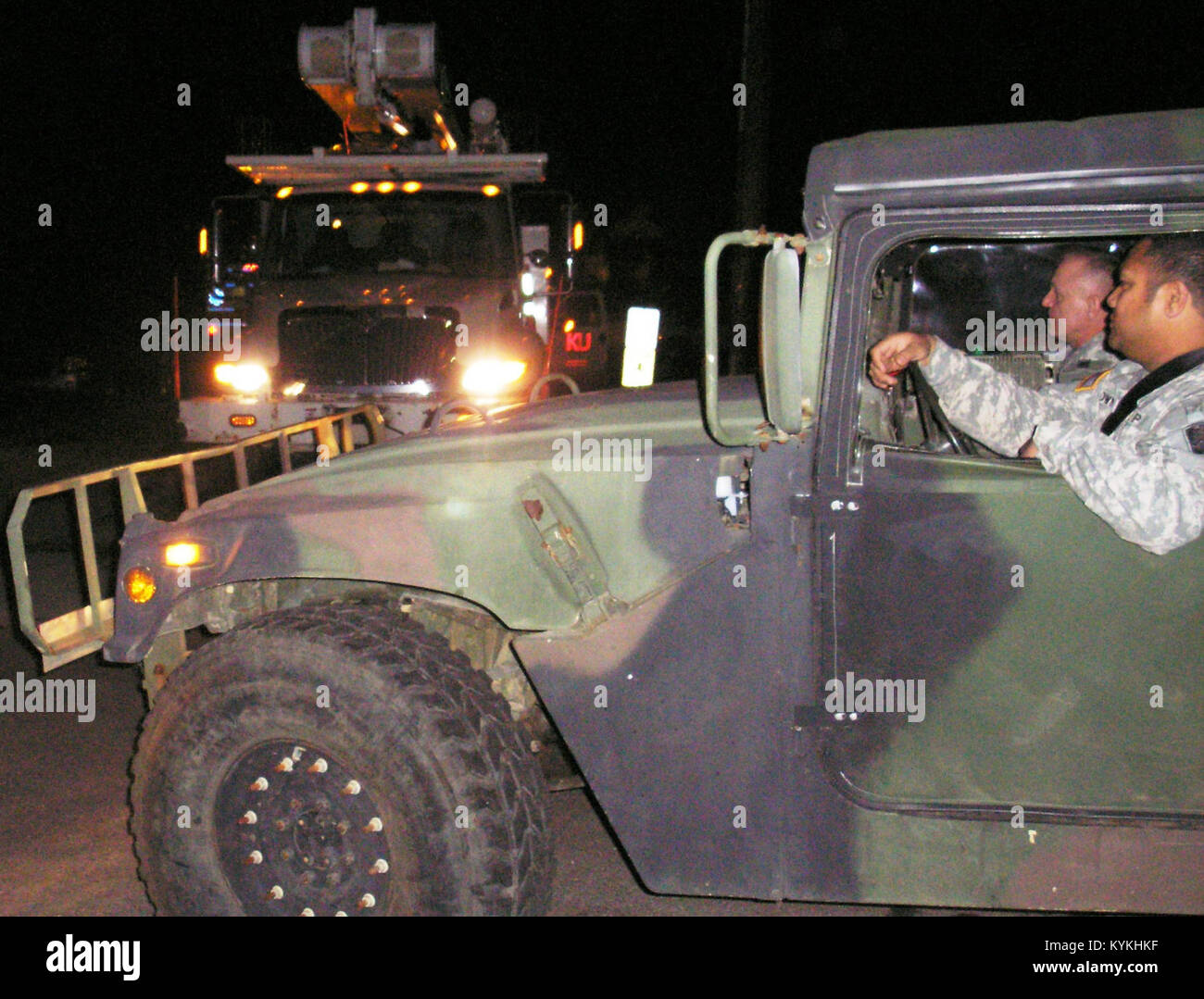 Members of Charlie Battery, 2/138th Fires Brigade were called to