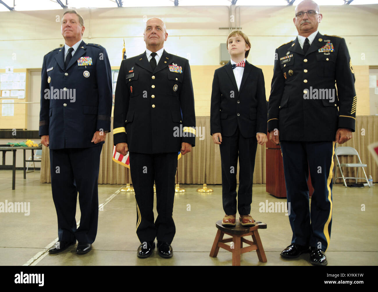 From left to right, Maj Gen. Edward W. Tonini, Kentucky Adjutant