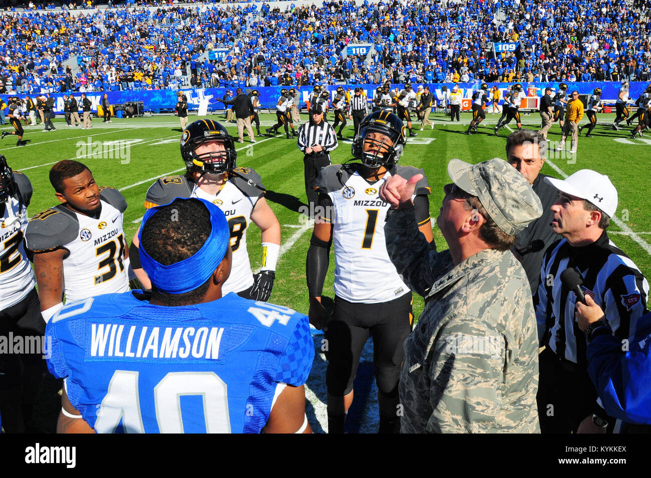 Kentucky's Adjutant General, Maj. Gen. Edward W. Tonini conducts the