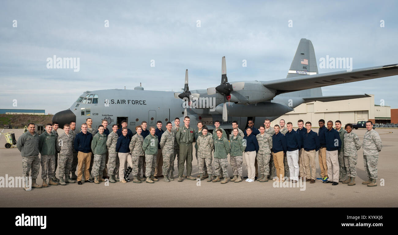 Cadets from Air Force Reserve Officer Training Corps Detachment 295