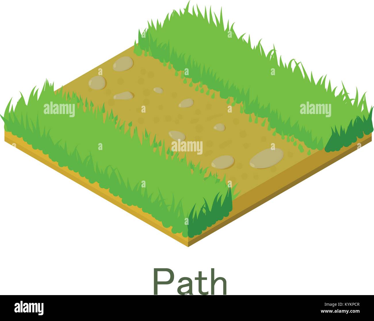 Garden path sign Stock Vector Images - Alamy