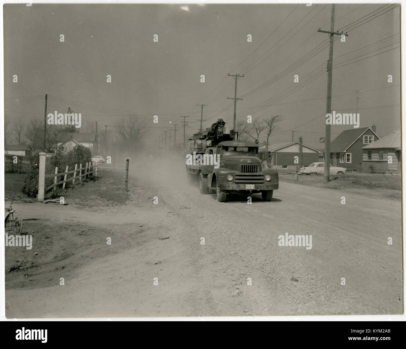 A historical image of Mohawk Road West in Hamilton, illustrating the ...