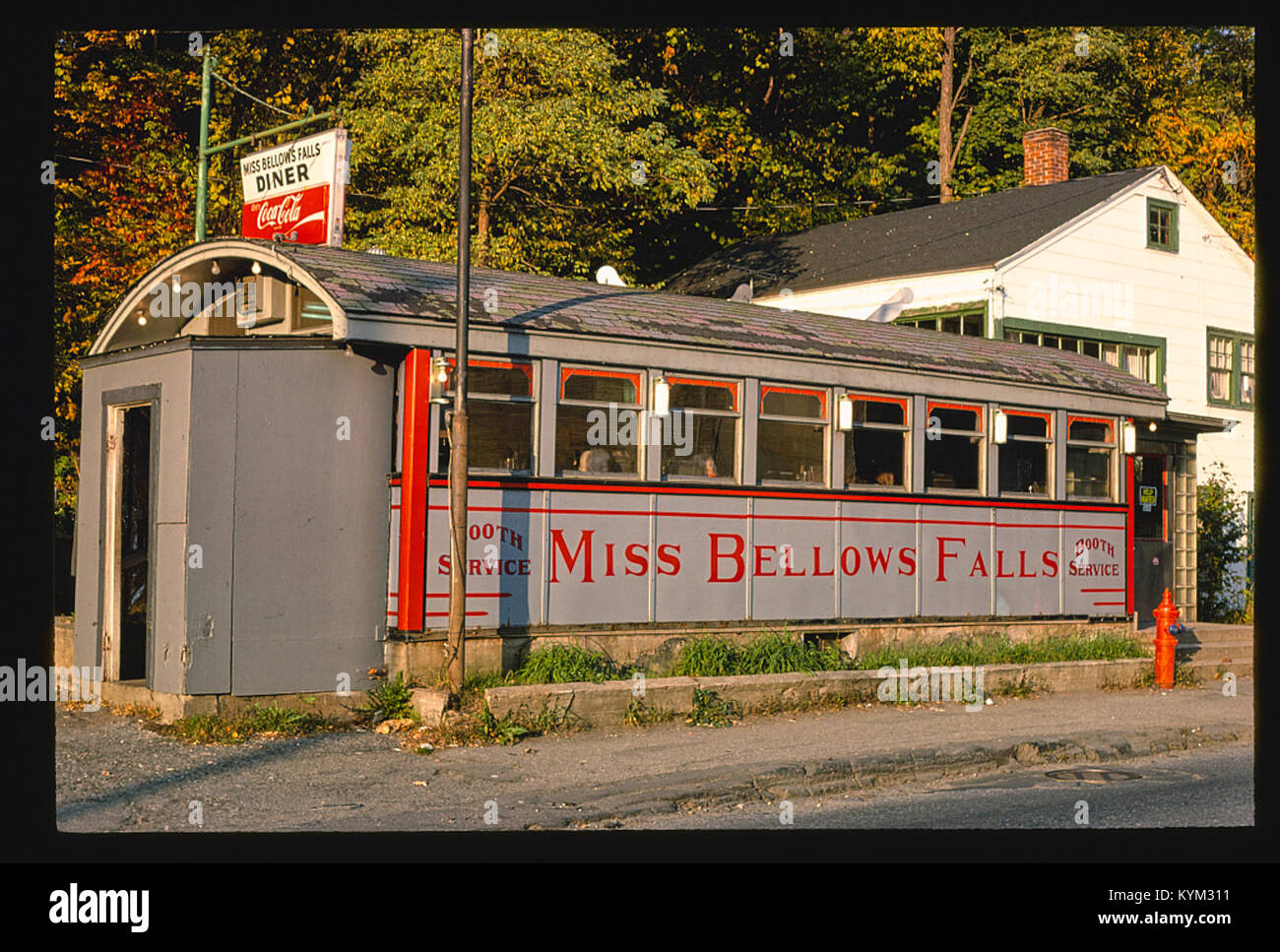 Miss Bellows Falls Diner, side view, Bellows Falls, Vermont (LOC