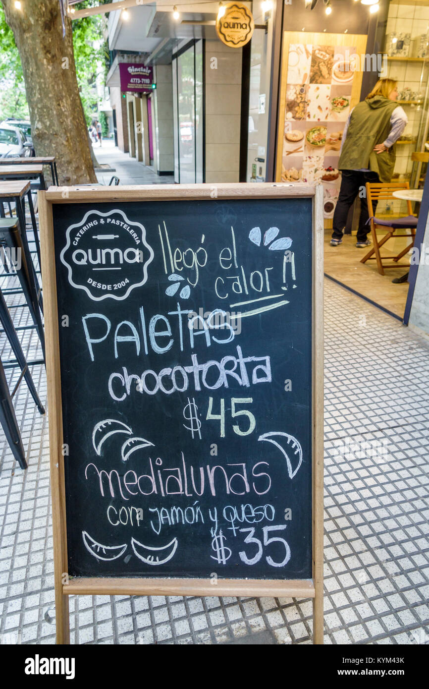 Buenos Aires Argentina,Quma Catering & Pasteleria bakery,sidewalk