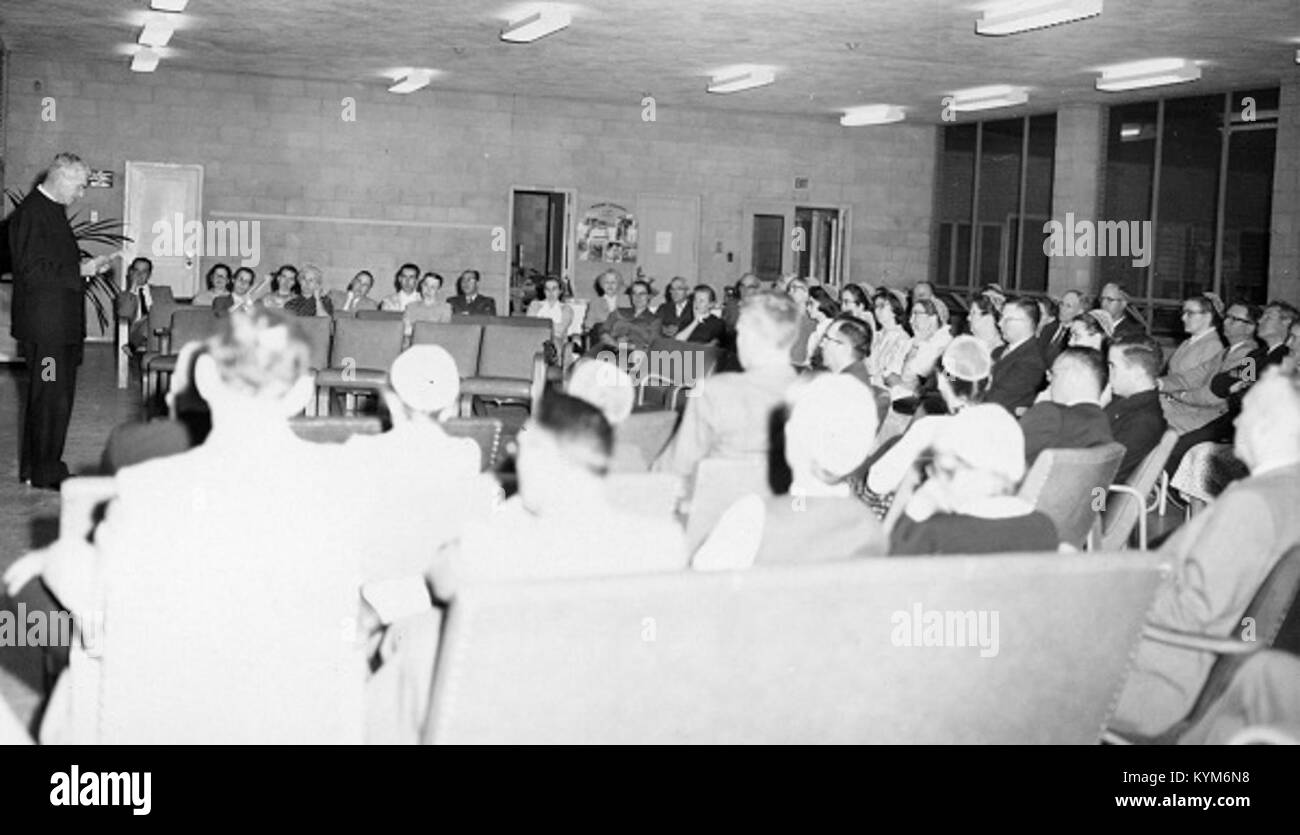 J D Graber speaking Missionary training 1960 Goshen IN 35483934053 o Stock Photo