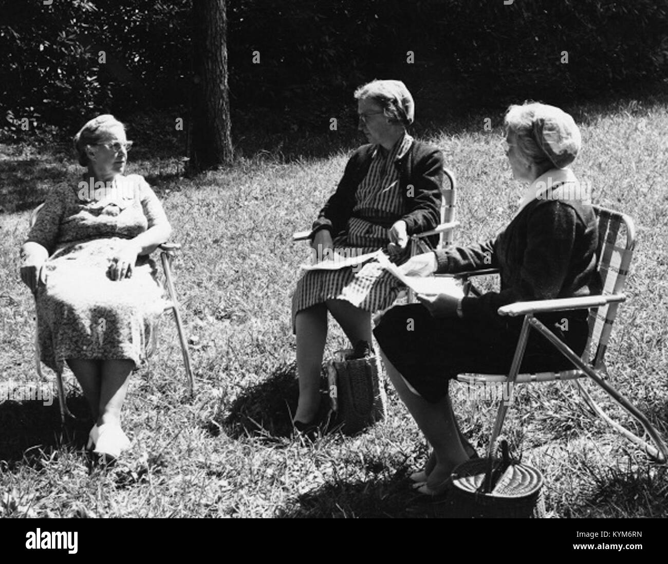 A photo taken during the 1963 Missionary Conference, showing Sister ...