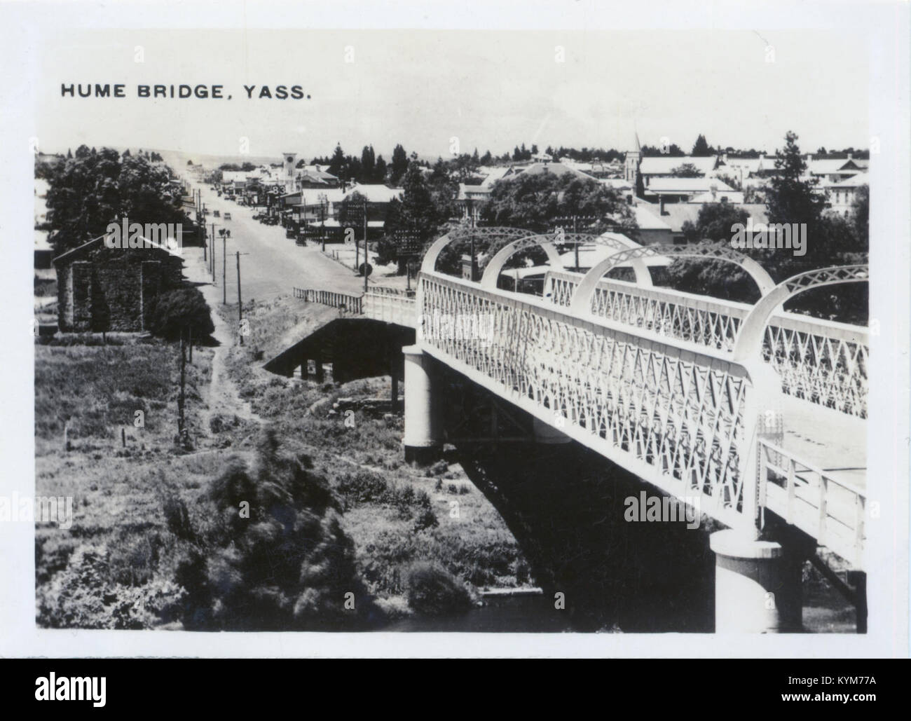 27 Hume Bridge, Yass, NSW, c1948 37313758066 o Stock Photo
