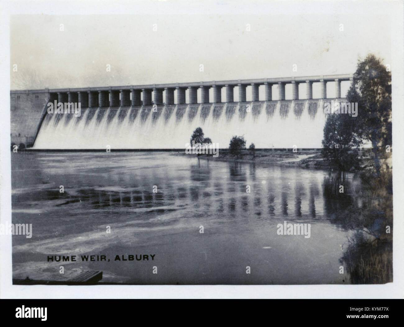 41 Hume Weir, Albury, NSW, c1948 (2) 37076150475 o Stock Photo Alamy