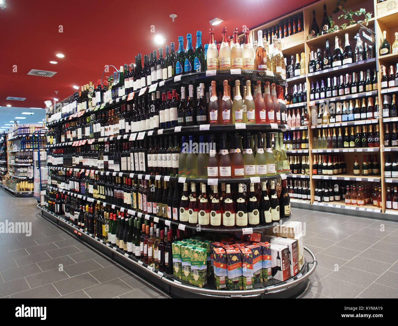 An image showing Edeka, a German retail company, in Baden-Baden, with a ...