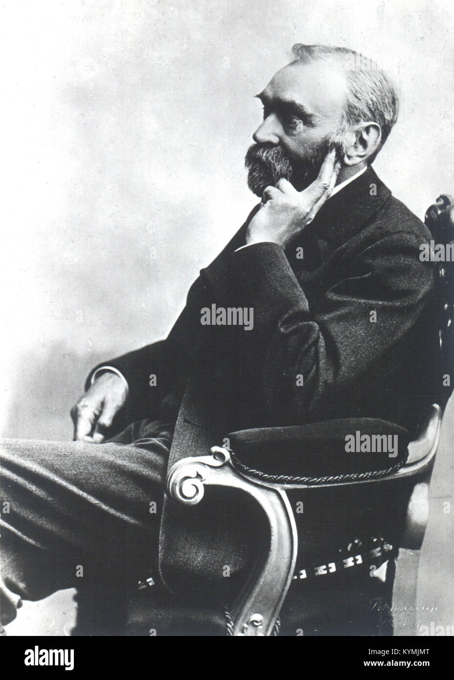 Portrait of Alfred Bernhard Nobel (1833-1896), Chemist 2551039289 o Stock Photo
