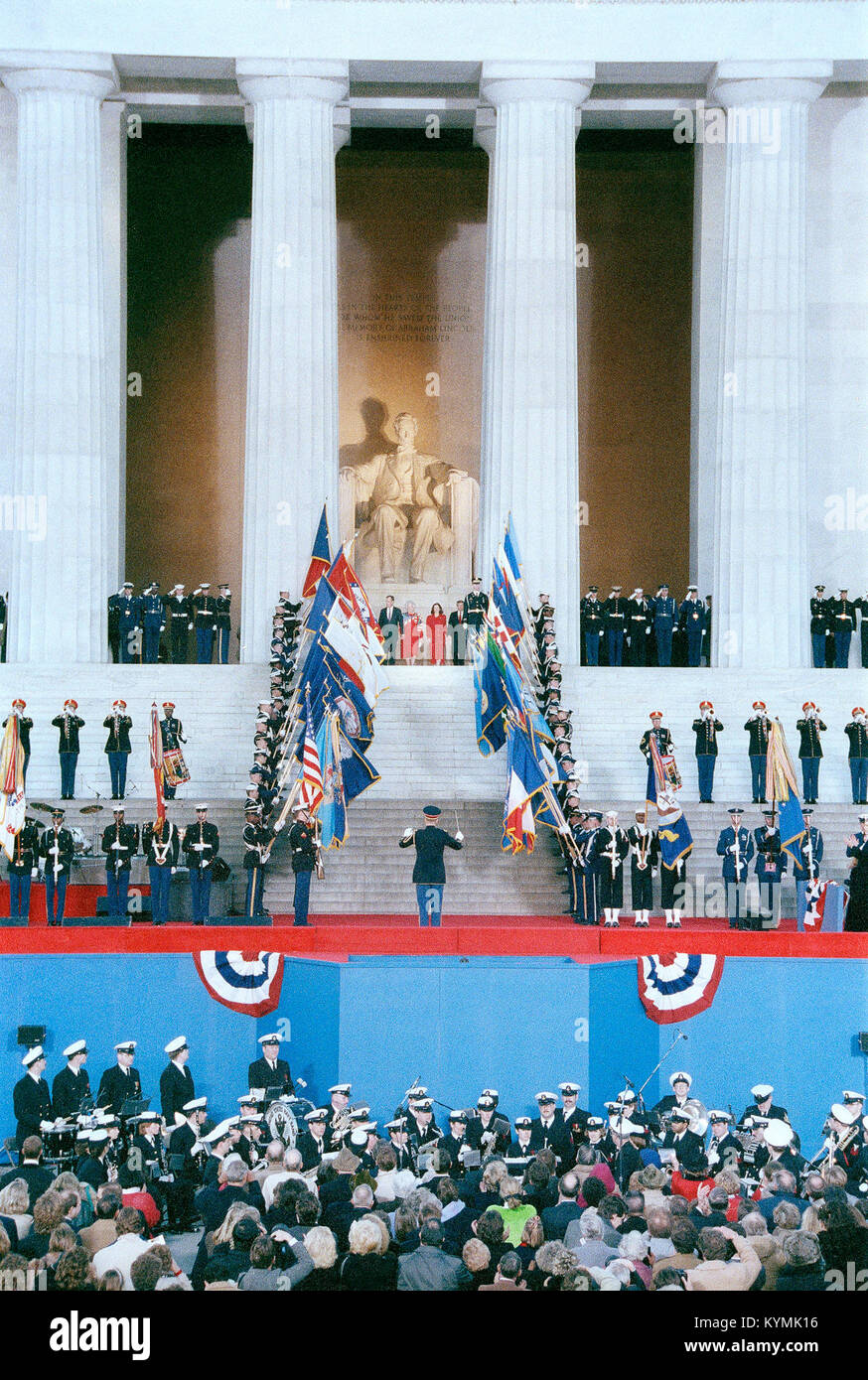 1989 Presidential Inauguration, George H W Bush, Opening Ceremonies, at 3198994743 o Stock Photo