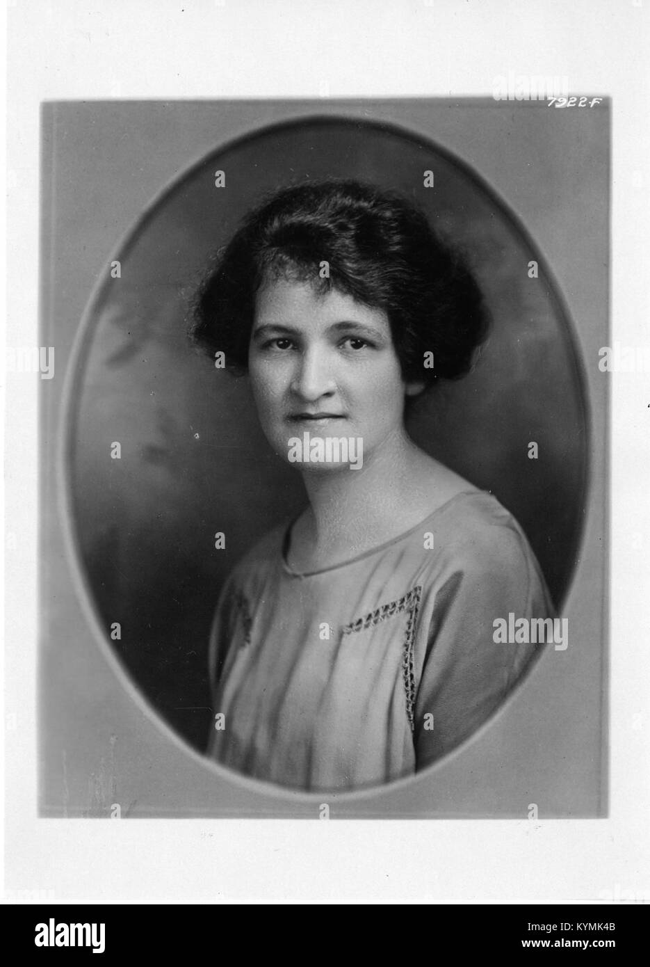 A photograph of Eleanor Plunkette Brown, born in 1887, taken in the ...
