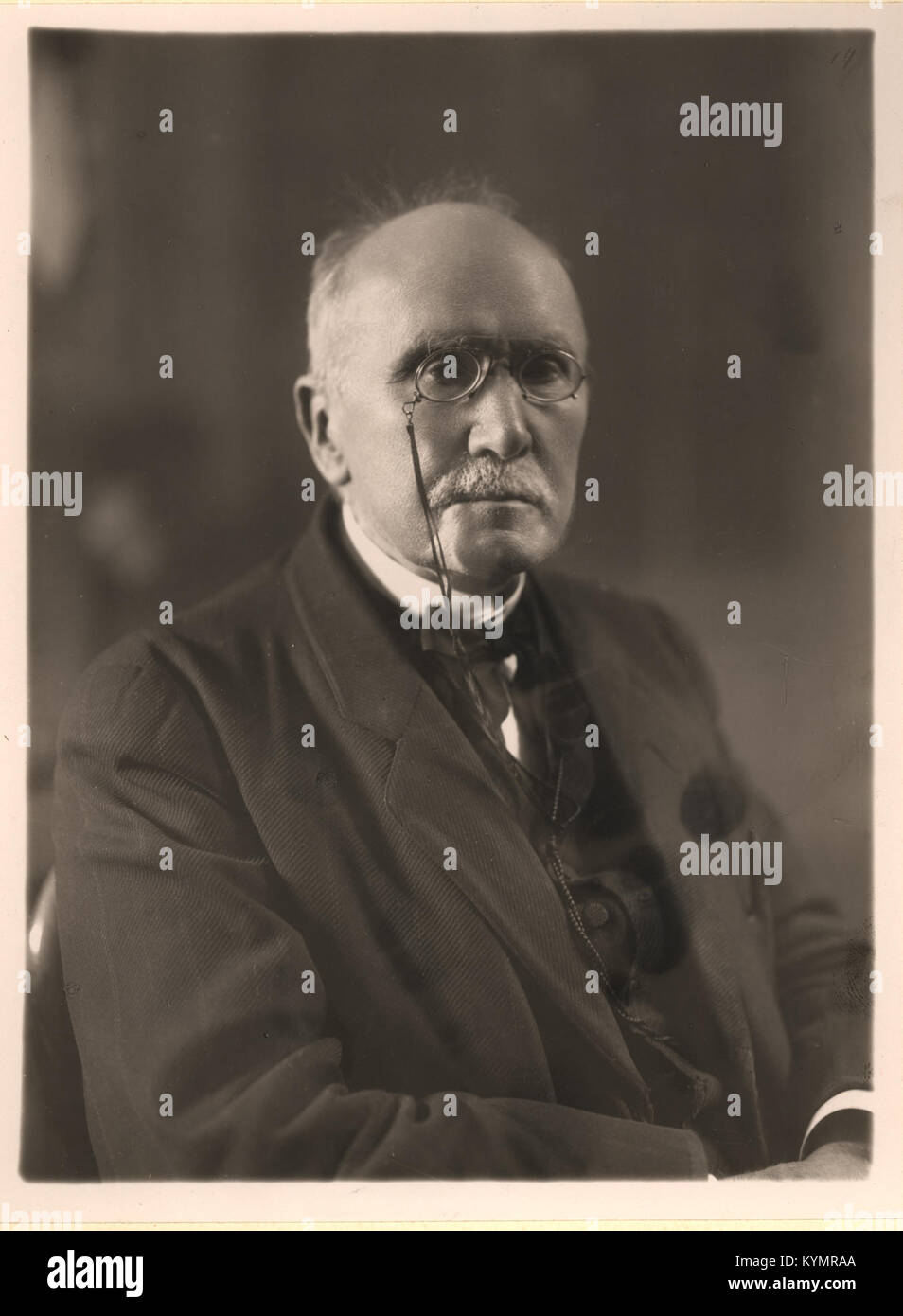 Portrait of Edouard Branly (1844-1940), Physicist 2536834552 o Stock Photo