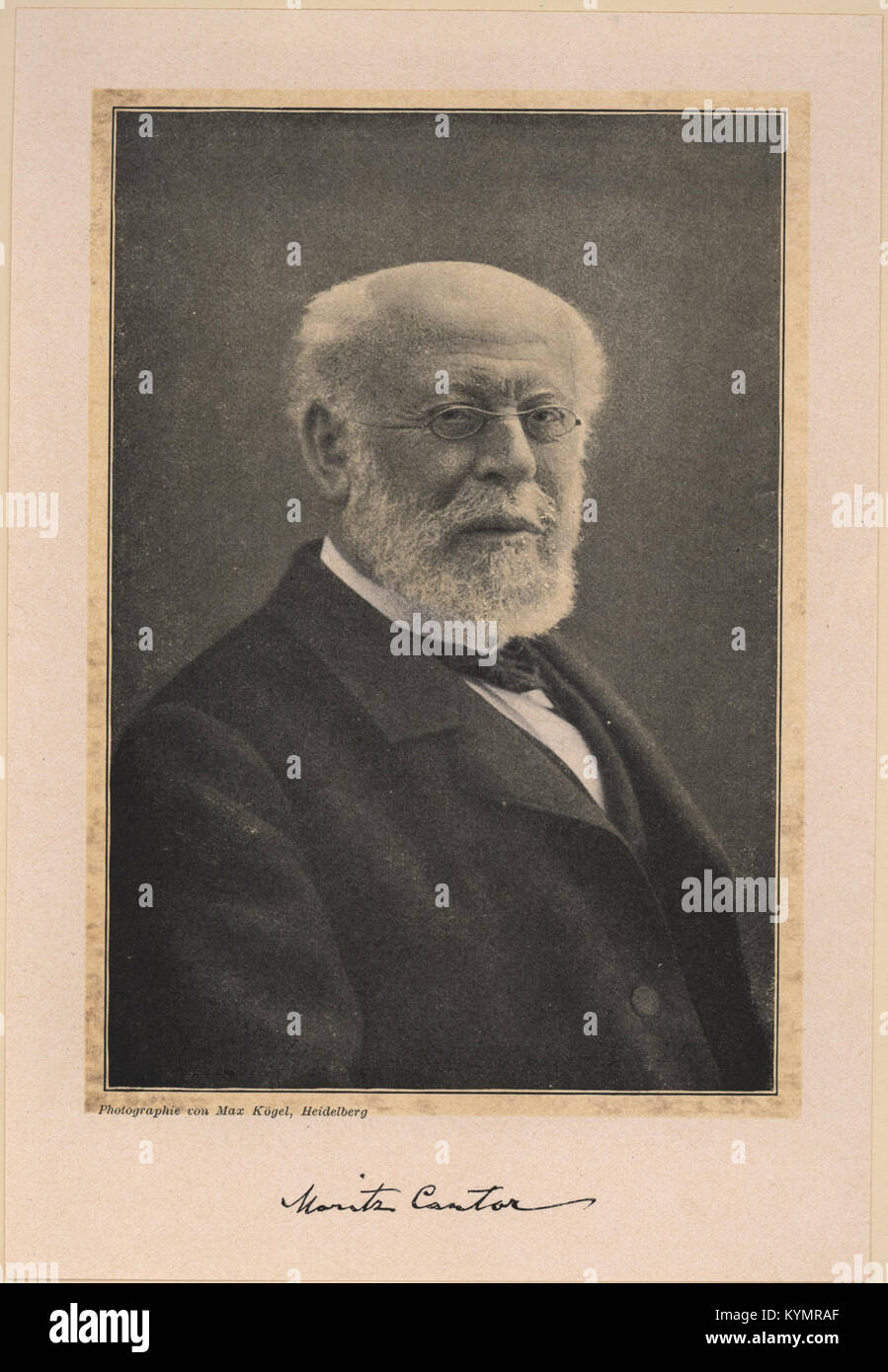 Portrait of Moritz Cantor (1829-1920), Mathematician 2551562248 o Stock ...