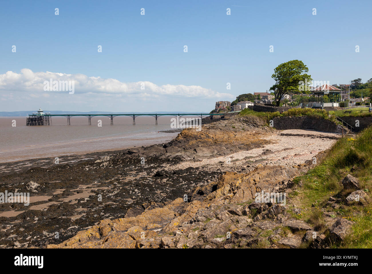 Clevedon Pier, Clevedon, Somerset, England Stock Photo 171947430 Alamy