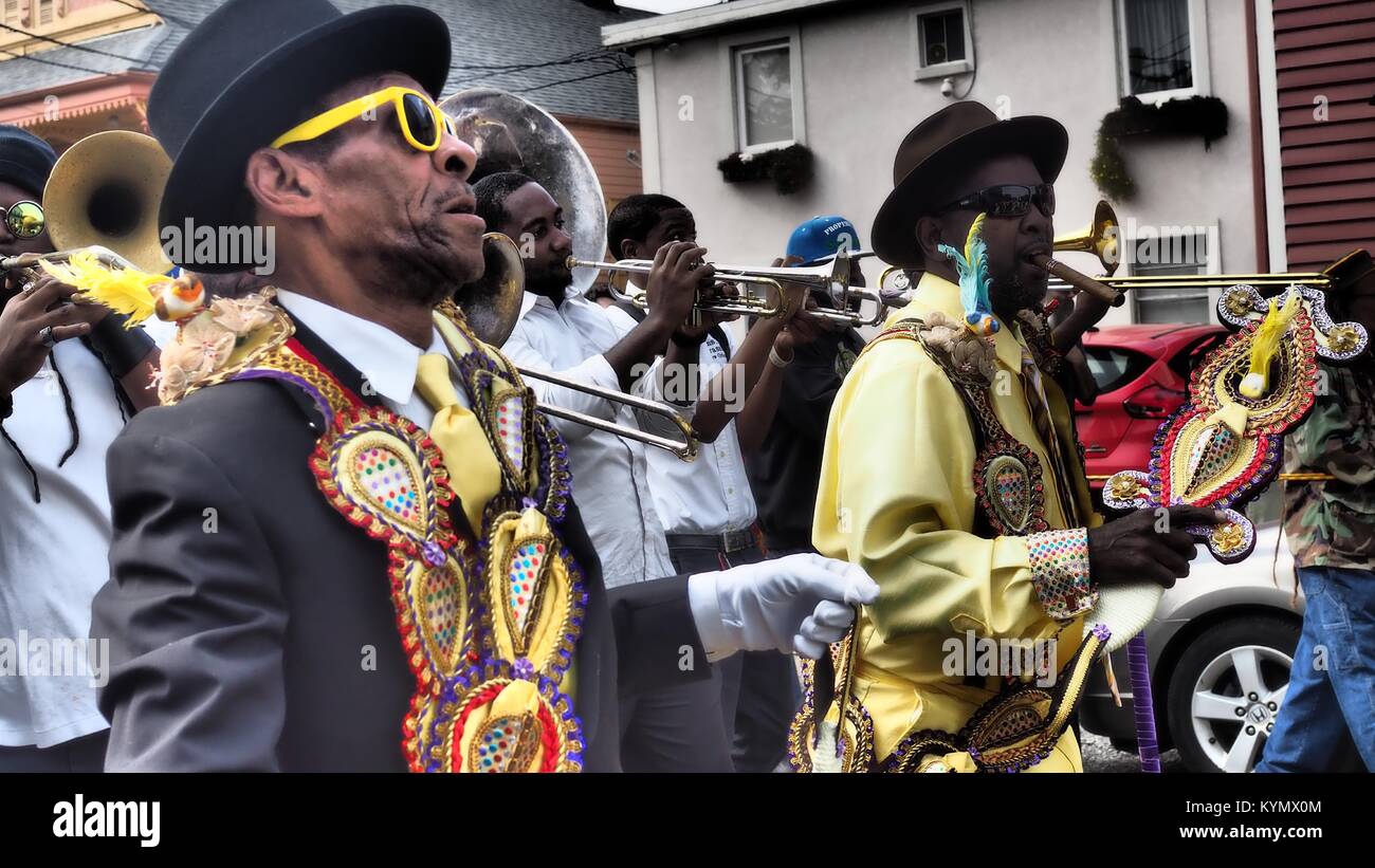 New Orleans Second Line Stock Photo Alamy