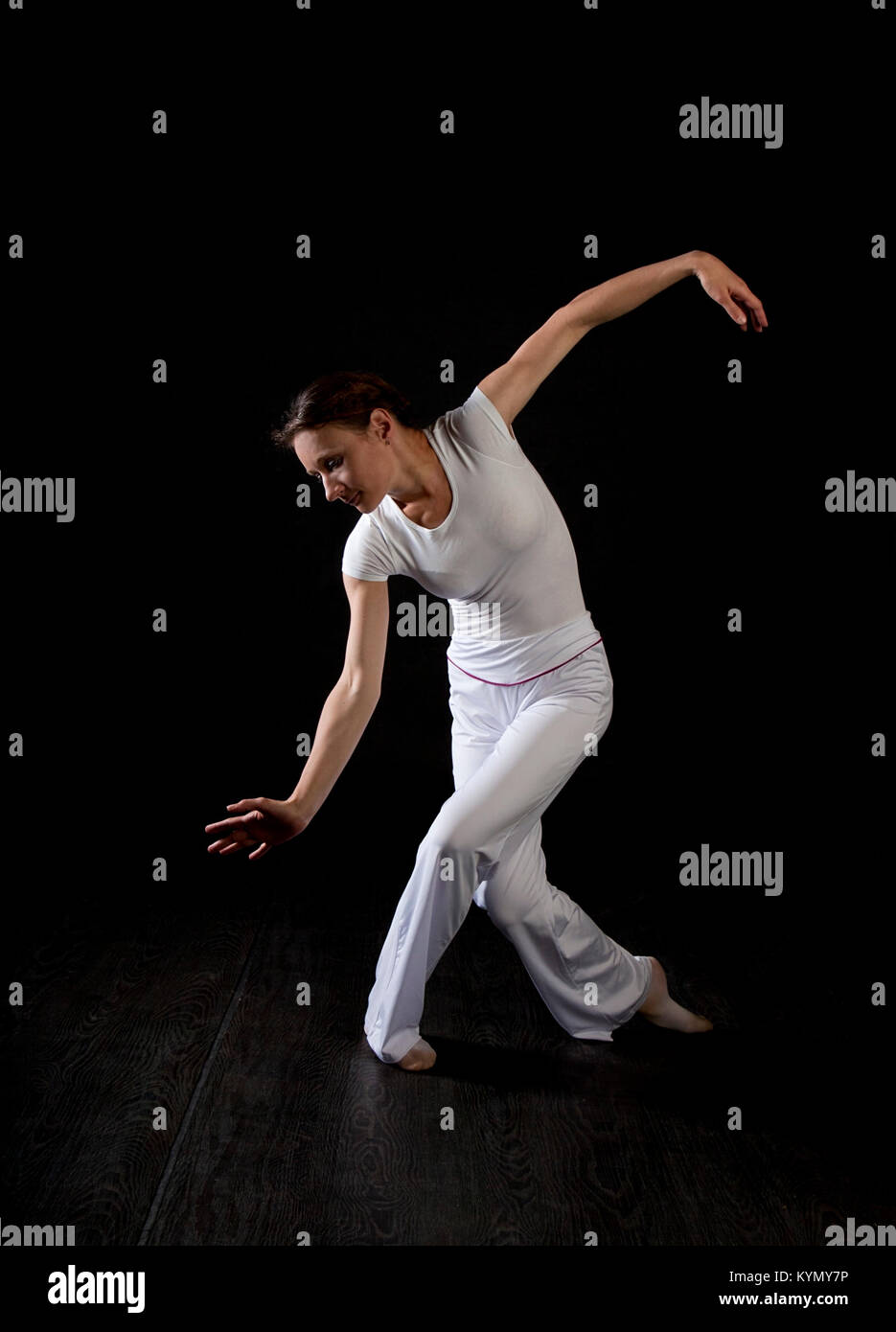 Modern style woman dancer Stock Photo
