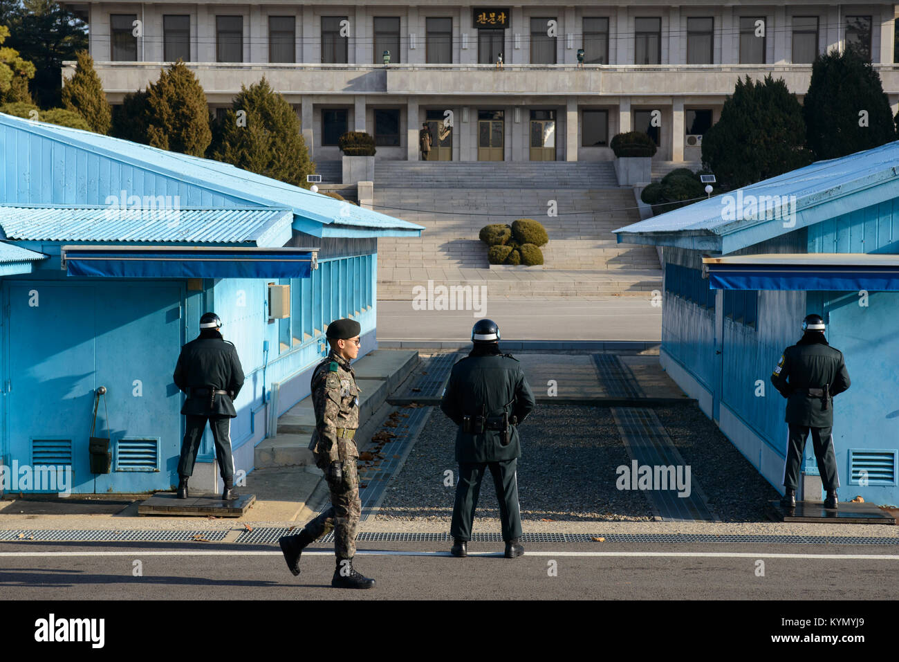 South Korea Demilitarized zone DMZ Stock Photo
