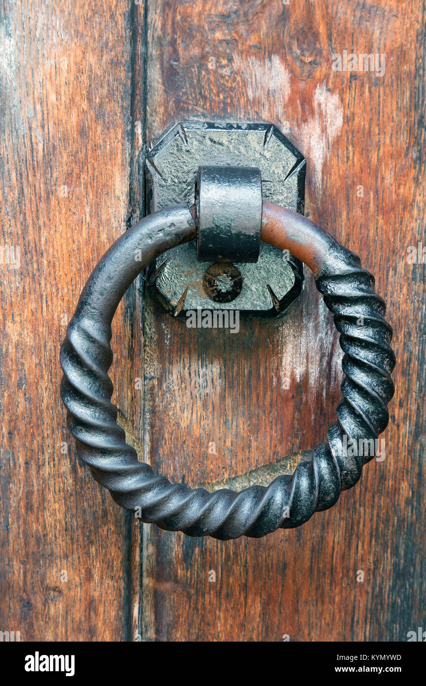 Old door knocker Stock Photo Alamy