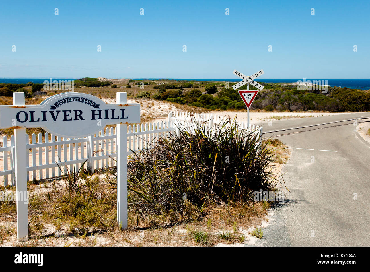 Oliver Hill Battery Rottnest Island Australia Stock Photo Alamy