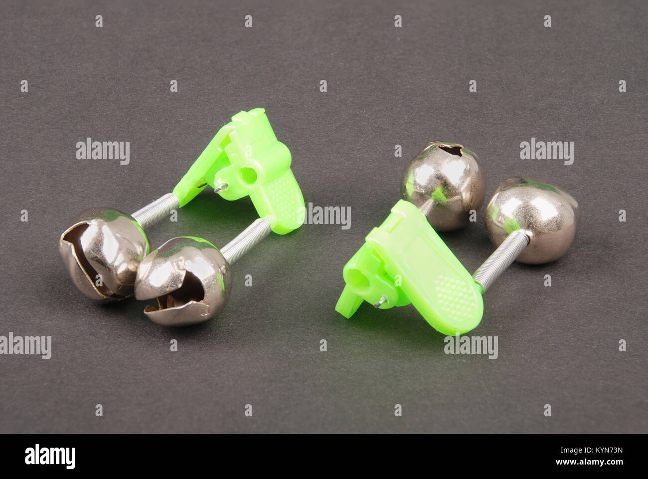 Pair of fishing bells. Bells will ring when the fish is hooked ...