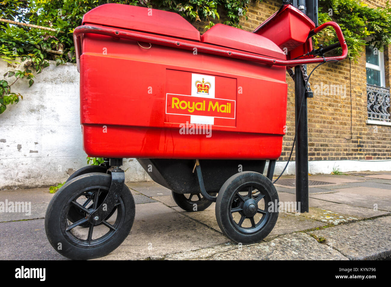 Royal Mail, four wheeled delivery trolley (high capacity used by