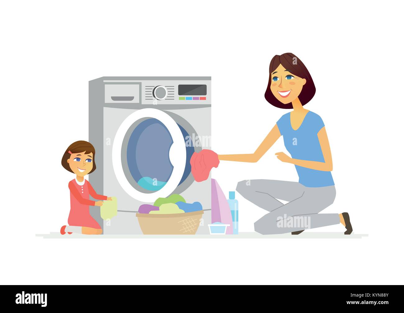 Детская стиральная машинка помогаю маме