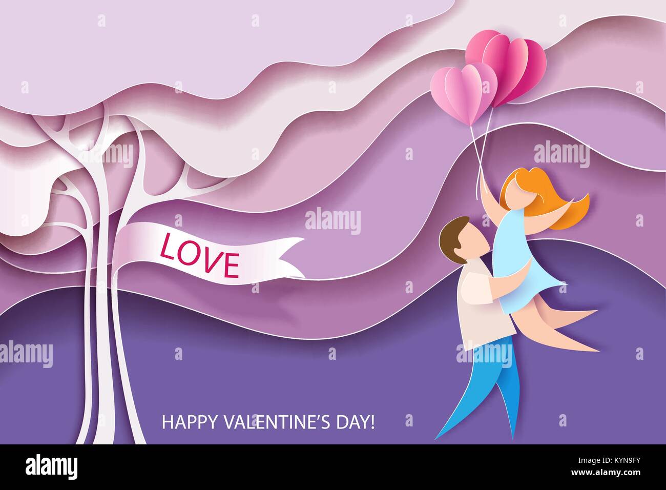 Valentines day card Stock Vector Image & Art - Alamy