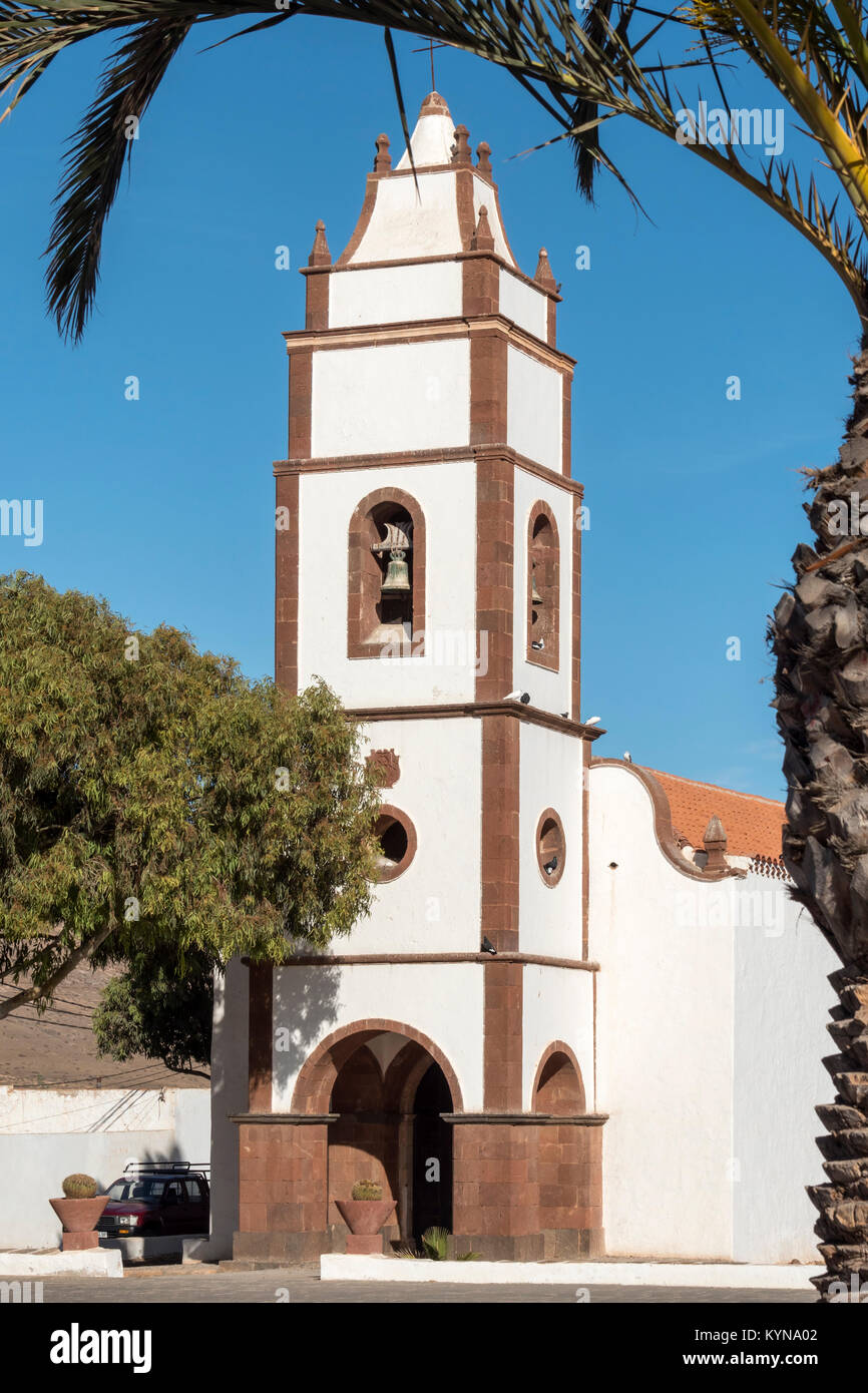 The church of St Dominic (Parish Church of Santo Domingo de Guzman)  Tetir Puerto del Rosario Fuerteventura Canary Islands Spain Stock Photo