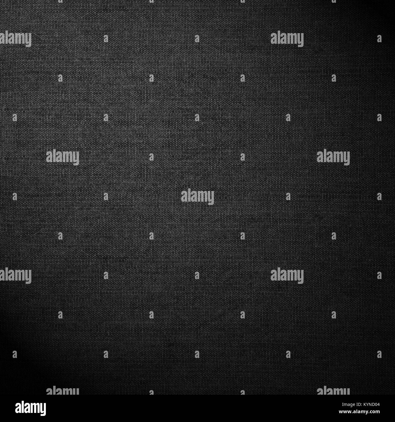 black linen texture or grid pattern canvas background Stock Photo - Alamy