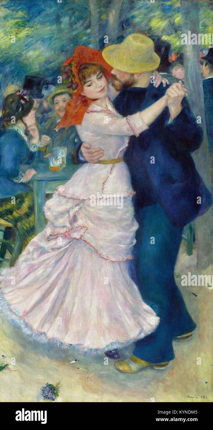 Dance at Bougival, Pierre-Auguste Renoir, 1883 Stock Photo