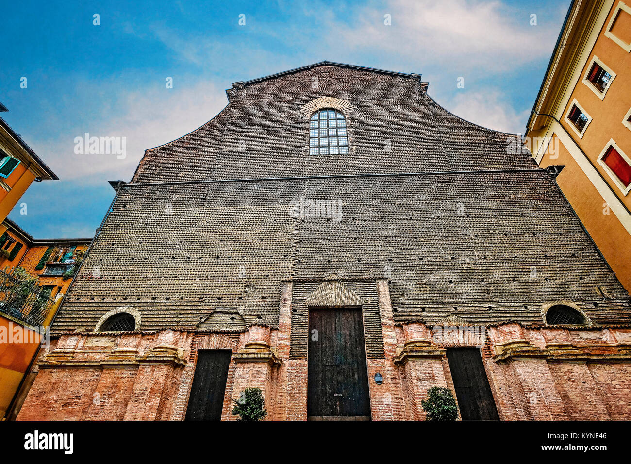 Italy Emilia Romagna Bologna Santa Lucia Church - Largo Giuliano Benassi Stock Photo