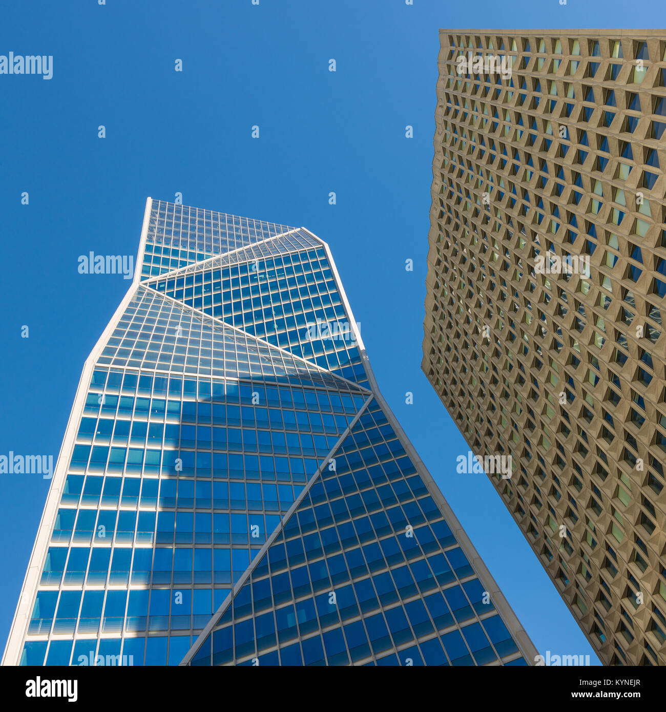 View of Offices in La Défense, a major business district of the city limits of ...