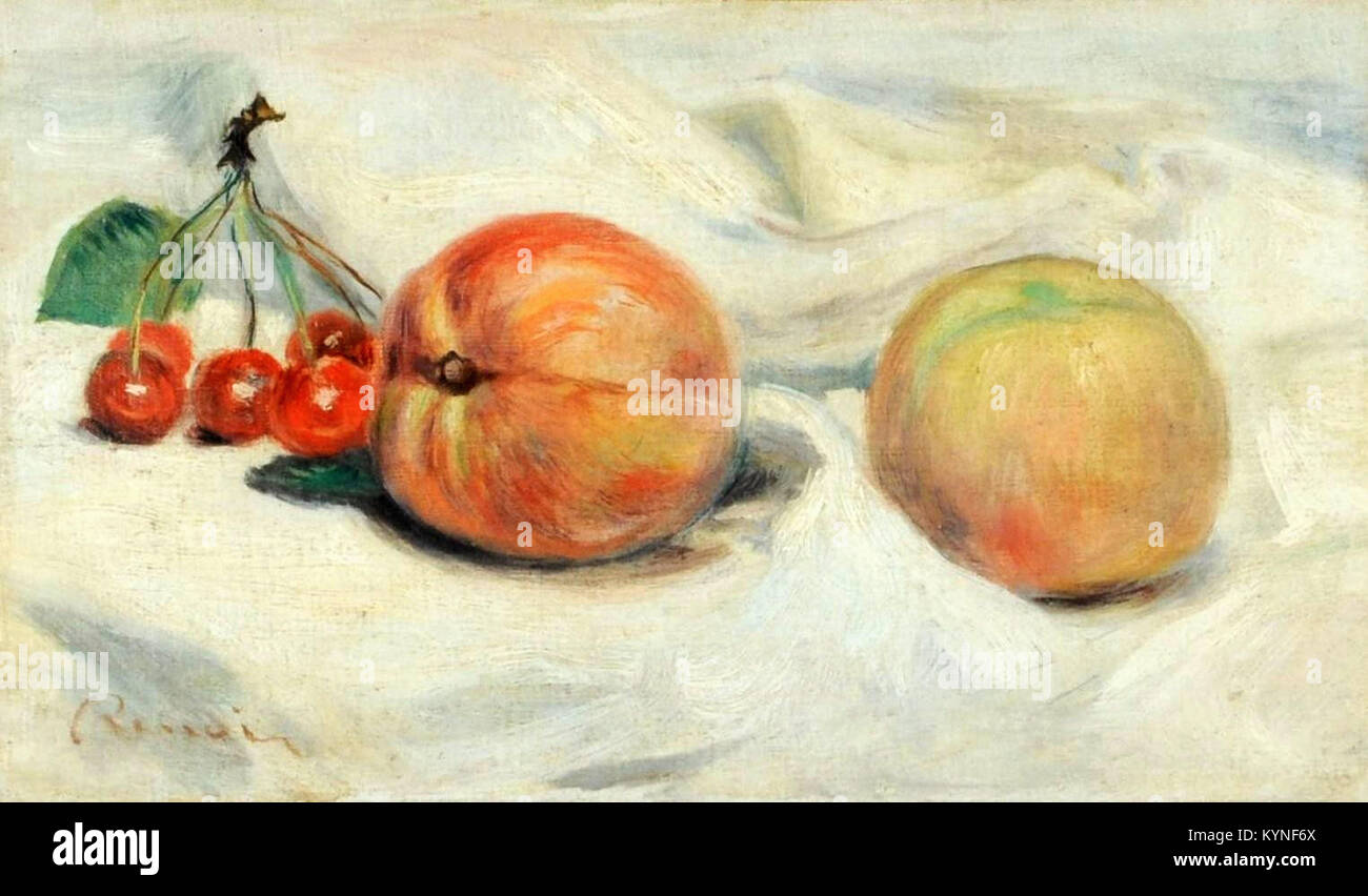 Pierre auguste renoir pêches hi-res stock photography and images