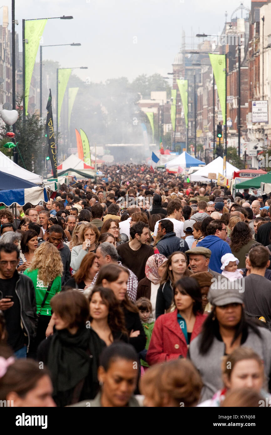 Green Lanes food festival, Haringey London UK Stock Photo