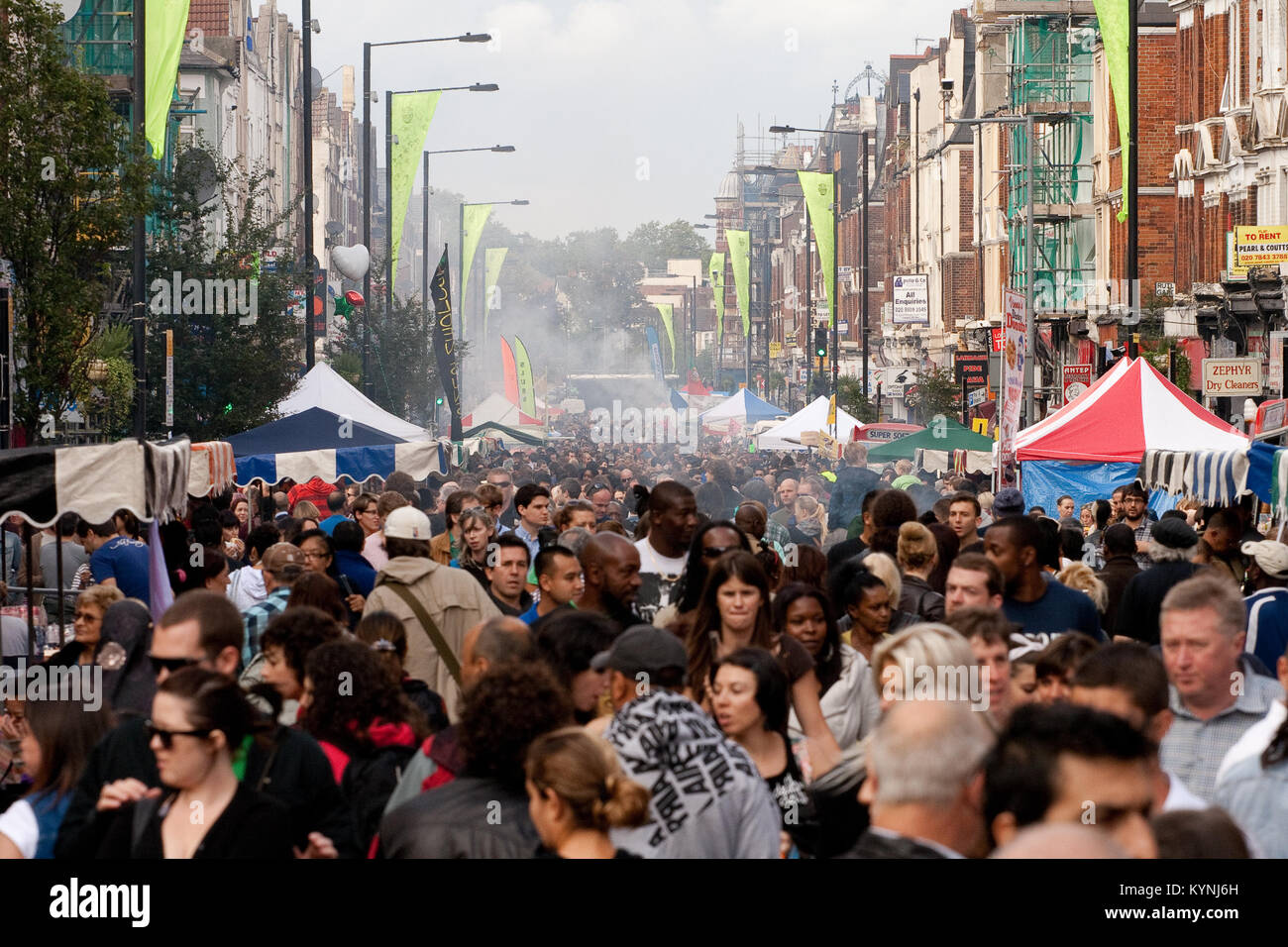 Green Lanes food festival, Haringey London UK Stock Photo