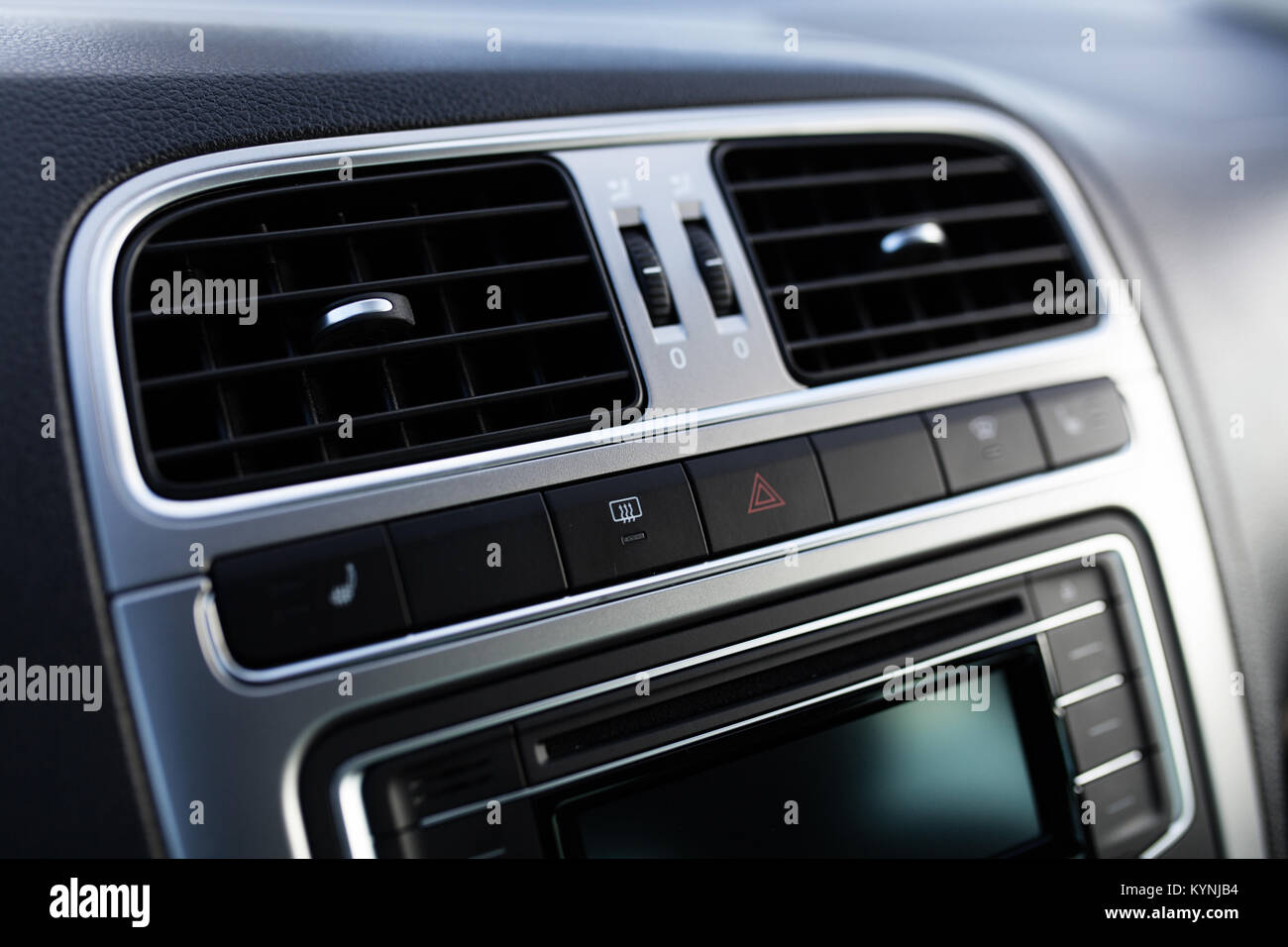 Clean air vents in a modern car Stock Photo Alamy