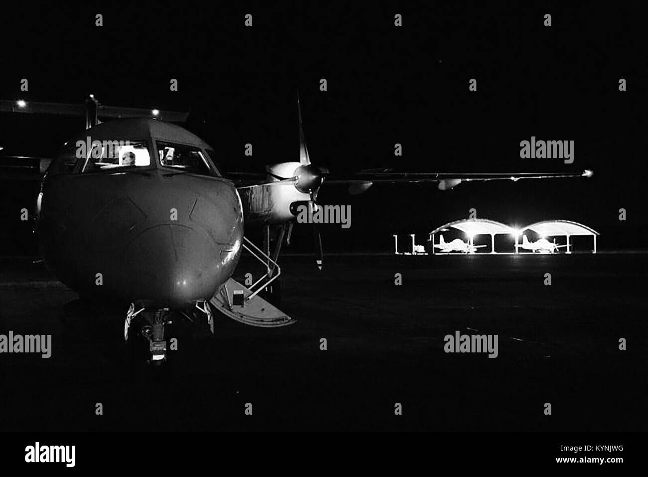 U s customs border protection aircraft Black and White Stock Photos ...