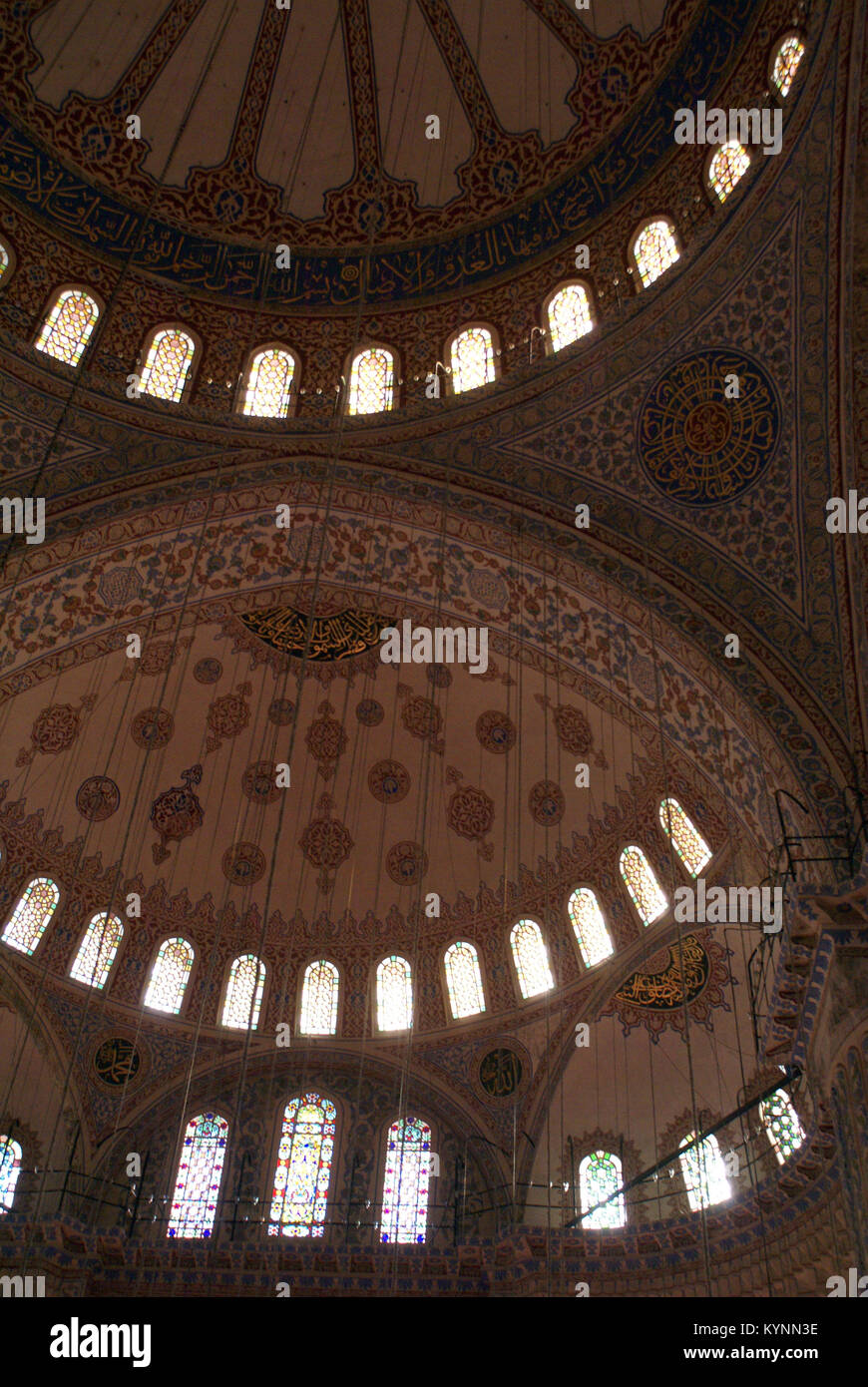 Inside blue mosque in Istanbul, Turkey Stock Photo - Alamy