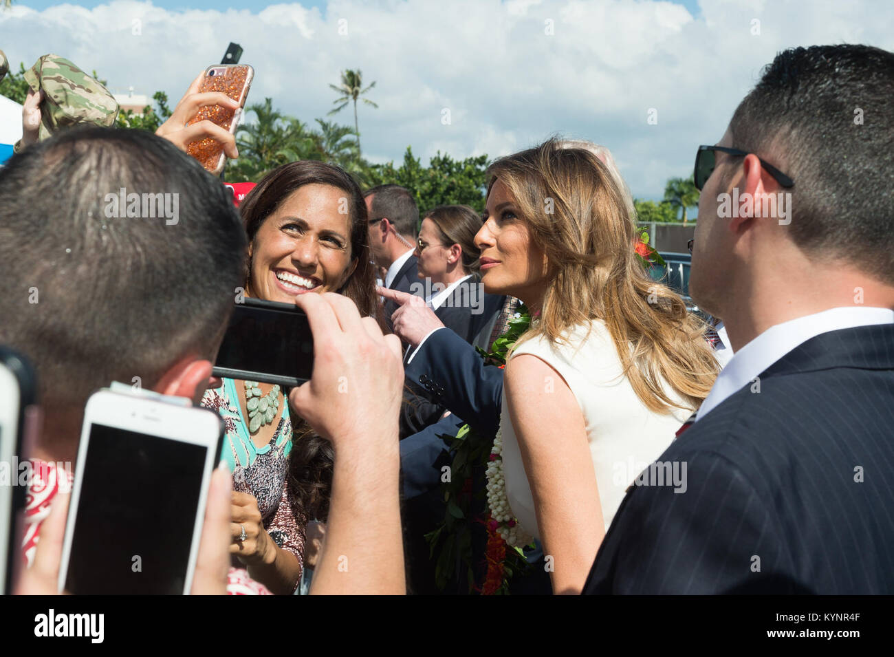 President Donald J. Trump and First Lady Melania Trump visit Hawaii on